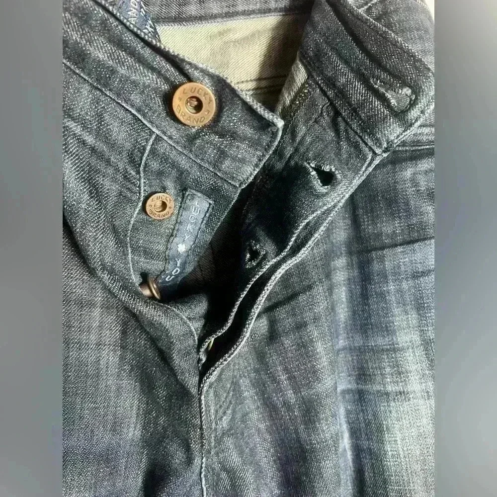 Lucky Brand Jeans 121 Heritage Slim Blue Size 38 X 34 Stretch Adult Mens